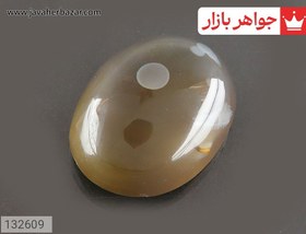 تصویر نگین عقیق هندی باباقوری بسیار زیبا کد 132609 