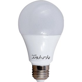 تصویر لامپ حبابی 9 وات پارس اروند - آفتابی 9 watt bubble LED lamp