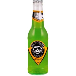 تصویر نوشابه گاز دار " با طعم سیب و کیوی " آیسی مانکی - ( 250 میلی لیتر ) 