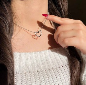 تصویر گردنبند مینیمال قلبی 