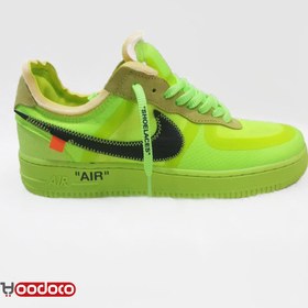 Off white hotsell green air forces