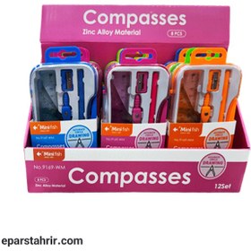 تصویر ست پرگار 8 تکه کد 9169 