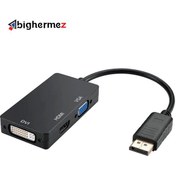 تصویر تبدیل DISPLAY به DVI+HDMI+VGA پی نت 