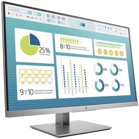 تصویر مانیتور27 اینچ HP E273 فریم لس با کیفیت FHD (کالا استوک در حد نو ) 