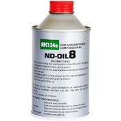 تصویر روغن مخصوص گاز R 134 A مدل NDOIL8 برند DENSO ژاپنی 