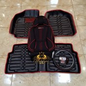 تصویر روکش صندلی خودرو پراید ۱۳۱ ۱۳۲ طرح طبی پارچه جودون برزنت سنگین 