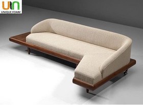 تصویر مبل ال مدرن مید سنچری پرستیژ | طراحی مینیمال لوکس با پایه چوبی 