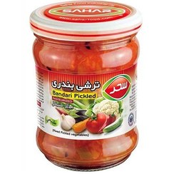 تصویر ترشی بندری شیشه اختصاصی 640 گرمی سحر 