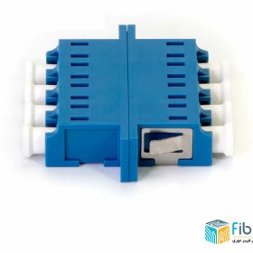 تصویر آداپتور فیبر نوری چهارتایی LC-LC سینگل مود Fiber Optical LC-LC-QUAD-SM Adapter