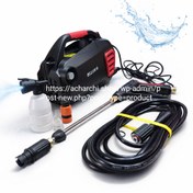 تصویر کارواش210 بار واقعی پر فشار دینامی BlEZ مکش، پاشش، قطع خودکار... تکنولژی روز آلمان یک سال گارانتی مدل BE210 