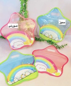 تصویر زیپ کیپ رنگینکمانی 