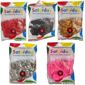 تصویر بادکنک تک رنگ ۱۰۰ عددی 