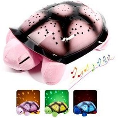 تصویر چراغ خواب کودک لاک پشت شلمن مدل 7732 