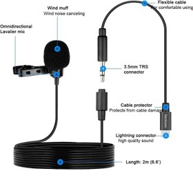 تصویر میکروفون یقه ای Saramonic LavMicro U1A Saramonic LavMicro U1A