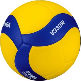 تصویر توپ والیبال میکاسا v3300w اصلی (اورجینال) کپی Mikasa V330W Volleyball original