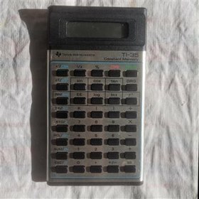 تصویر Texas instruments ماشین حساب سال 1982 