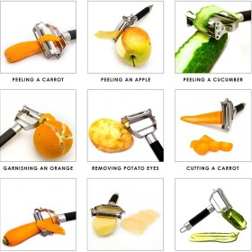 تصویر پوست گیر 2 کاره استیل 