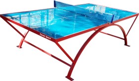 تصویر میز پینگ پنگ سکوریت (پایه کمان) 