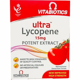 تصویر قرص اولترا لیکوپن ویتابیوتیکس Vitabotics Ultra Lycopene