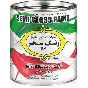 تصویر رنگ روغنی سفید نیم براق سحر کد 760 ا sahar oil based paint half glossy white sahar oil based paint half glossy white