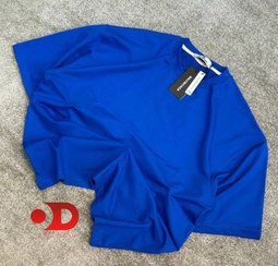 تصویر تیشرت بیسیک مردانه آبی پارچه ماکان 