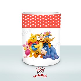 تصویر سبد اسباب بازی و سبد لباسی کودک نوجوان پسرانه پو قرمز 