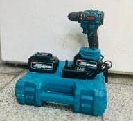 تصویر دریل شارژی ماکیتا مدل ۱۱۸ ولت با موتور براشلس و دو باتری 