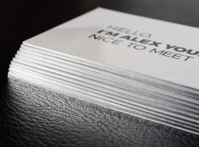 تصویر کارت ویزیت لاکچری Born 