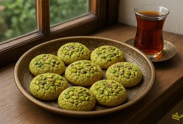 تصویر قرابیه پسته ای مخصوص شهر تبریز 