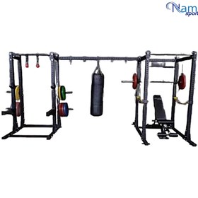 تصویر سازه کراس فیت چند منظوره Multipurpose crossfit structure NS1028 