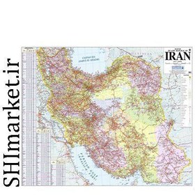 تصویر نقشه تقسیمات کشوری ایران مقیاس این نقشه : 1:2250000 هر سانتیمتر روی این نقشه برابر با ۲۲.۵ کیلومتر بر روی زمین است. سایز نقشه : ۷۰* ۱۰۰ تاریخ نشر : پاییز ۹۷