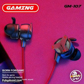 تصویر هدست مخصوص بازی مدل GM-106 handsfree gaming GM-106