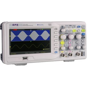 تصویر اسیلوسکوپ دیجیتالی GPS Ltd مدل GPS-1102B رنج 100 مگاهرتز دو کانال Digital Oscilloscope GPS Ltd Model GPS-1072B 100MHz 2Channels