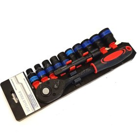 تصویر بکس ریلی 12پارچه آلمان خورده kingtoolsسایز1.2 
