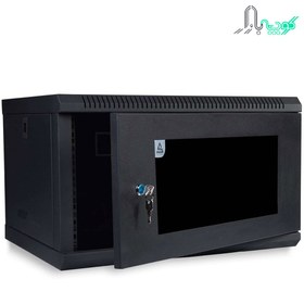 تصویر رک دیواری 4 یونیت عمق 45 آماد rack amad