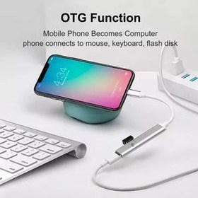 تصویر هاب 4 پورت USB-C اکی یس مدل 4IN1 TYPE-C 