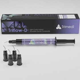 تصویر کامپوزیت فلو دنتین – Triflow-D :Flowable Dentin / trimedi 