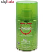 تصویر اسپری خوشبو کننده هوا پاور مدل Lacoste Touch of pink حجم 260 میلی لیتر 