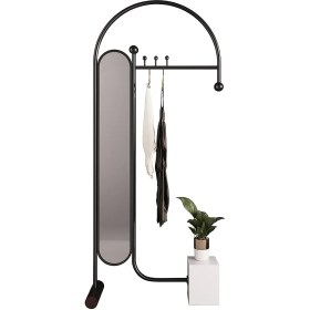 تصویر رگال لباس فلزی دکوراتیو آینه دار آترین 