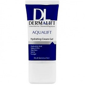 تصویر کرم ژل آبرسان مدل Aqualift مناسب پوست خشک و حساس حجم 50 میلی لیتر درمالیفت Dermalift Aqualift Hydrating Gel For Dry And Senstive Skin 50 ml