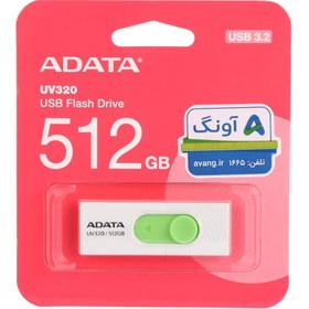 تصویر فلش 512 گیگ ای دیتا Adata UV320 USB3.2 Adata UV320 USB3.2 512GB Flash Drive