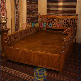 تصویر تخت سنتی 200*135 مدل TrK283 