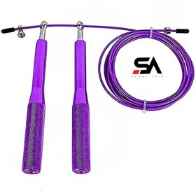 تصویر طناب سرعتی بدنسازی کراس فیت گلدن استار 1-730 BRS Jump Rope Golden Star 730