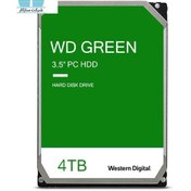 تصویر هارددیسک اینترنال وسترن دیجیتال سری سبز مدل WD40EZRX ظرفیت 4 ترابایت Western Digital Green WD40EZRX Internal Hard Drive - 4TB