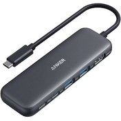 تصویر هاب 5 در 1 انکر مدل Anker 332 USB-C Hub (5-in-1, 4K HDMI) کد M11633 
