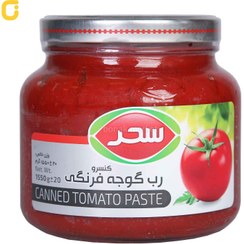 تصویر کنسرو رب گوجه فرنگی سحر ظرف شیشه ای وزن 1550 گرمی - 4 عدد 