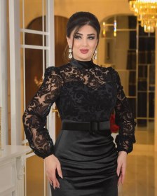 تصویر پیراهن ماکسی مجلسی مخمل مدل پارمیس - سایز 