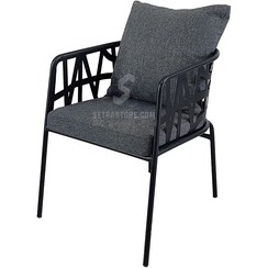 تصویر صندلی انتظار تک نفره اطلس برند سترا 