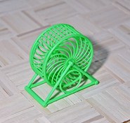 تصویر چرخ و فلک همستر پلاستیکی وزن ۱۵ گرم 