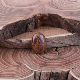 تصویر نگین بیضی جاسپر مریم 